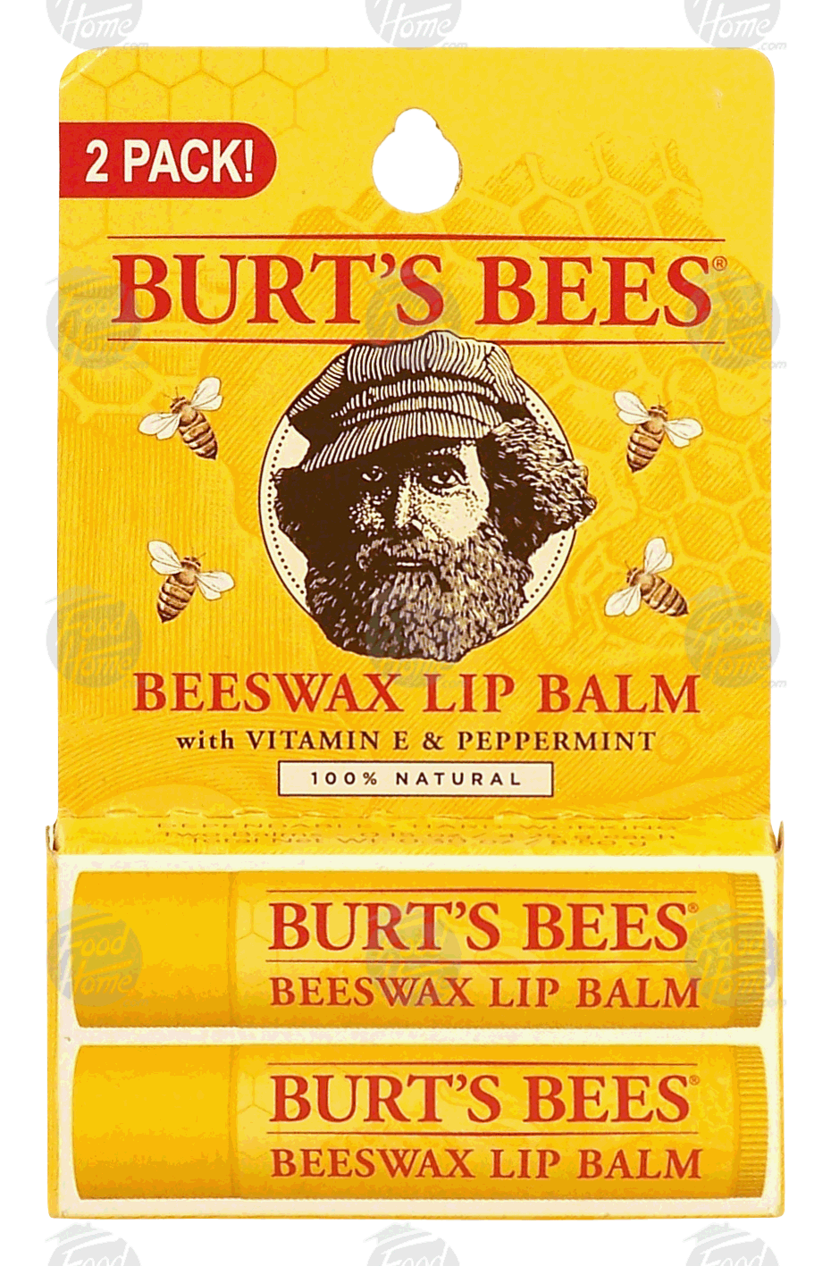 Burt's Bees  beeswax lip balm with vitamin e & peppermint, 100% natural Full-Size Picture